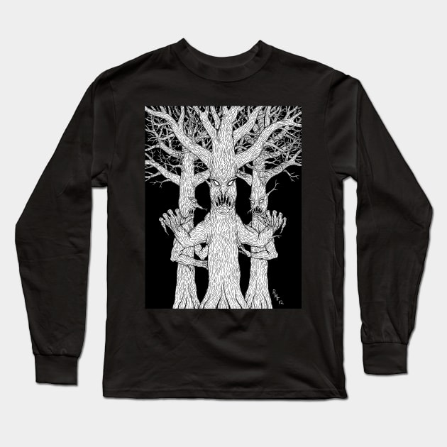 Denizens of the Diabolic Wood Long Sleeve T-Shirt by AzureLionProductions